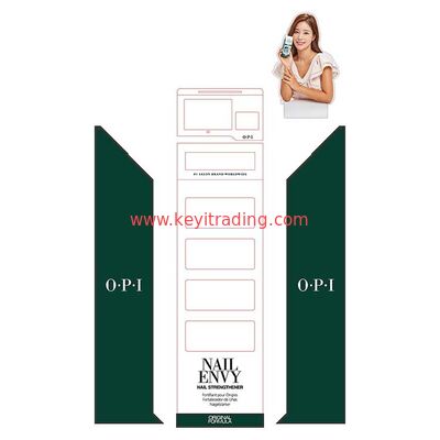 Cosmetics Store Floor Standing 4 Tier Opi Nail Polish Display Rack