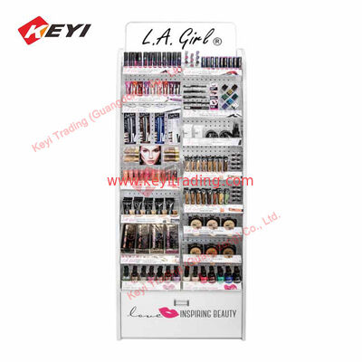 Schoonheidssalon cosmetische display stand kast verf eenvoudige moderne speciale vorm vitrine huidverzorging nagellak display
