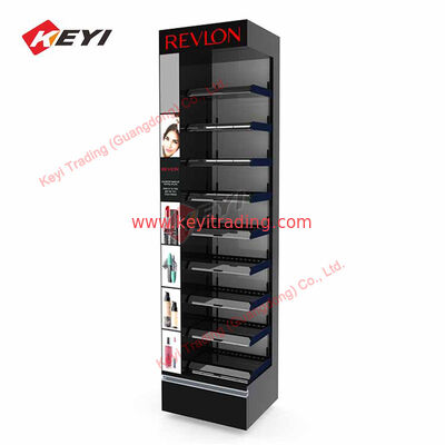 Schoonheidssalon cosmetische display stand kast verf eenvoudige moderne speciale vorm vitrine huidverzorging nagellak display