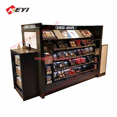 Schoonheidssalon cosmetische display stand kast verf eenvoudige moderne speciale vorm vitrine huidverzorging nagellak display