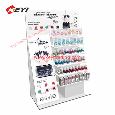 Schoonheidssalon cosmetische display stand kast verf eenvoudige moderne speciale vorm vitrine huidverzorging nagellak display
