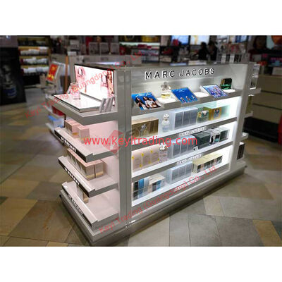 winkel van de detailhandel houten display planken gondel voor op maat gemaakte supermarkt apparatuur schoonheidssalon studio cosmetische display