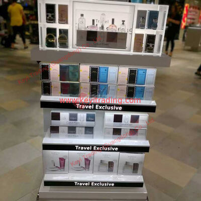 winkel van de detailhandel houten display planken gondel voor op maat gemaakte supermarkt apparatuur schoonheidssalon studio cosmetische display