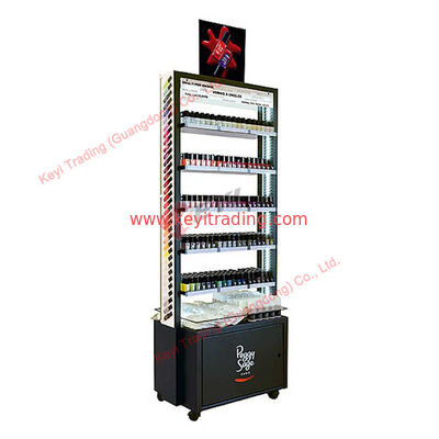 High Density Broad UV Gel Nail Polish Makeup Cosmetic Display Stand Rack Shelf Nail Polish Display Cabinets for Shopping