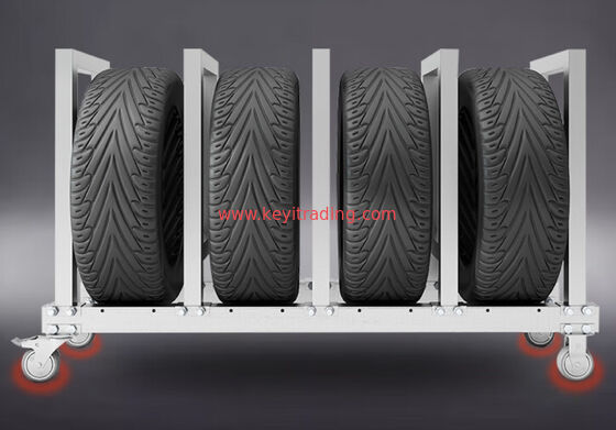 OEM china commercial foldable heavy duty truck tire rack tyre racking for tyre storage