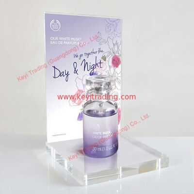 factory wholesale custom business cosmetic makeup perfume display stand acrylic display for exhibition