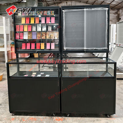 Aangepaste metalen frame PSA TCG-kaarten Displayontwerp Collectible Acryl Game Cards Case Sports Trading Card Showcase met led-verlichting