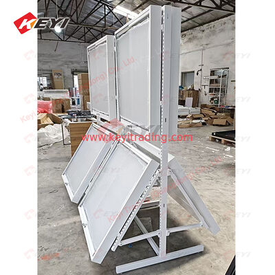 Good Quality Customized Size High Definition Glass TCG Cards Cabinet Free-Stranding Metal Frame for Pokémon Card Display