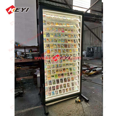 TGC Store Trading Card-vitrine Aangepaste winkel Sportkaart Wanddisplay-showcase met led-licht