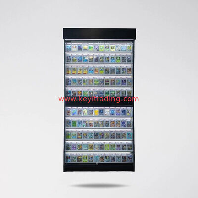 TGC Store Trading Card-vitrine Aangepaste winkel Sportkaart Wanddisplay-showcase met led-licht