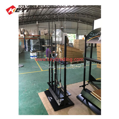 Floor Standing Metal Double Sided Fishing Rod Display Rack