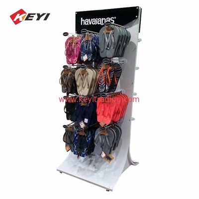 Floor Standing Metal Wire Mesh Flip Flops Display Stand Voor winkel