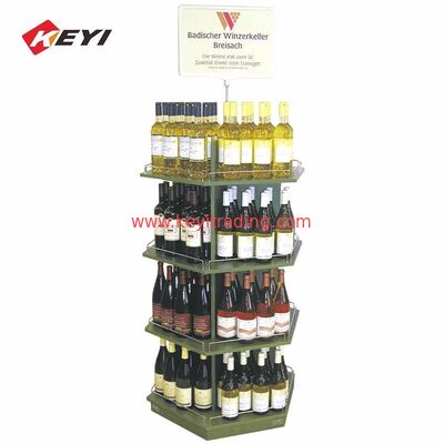 Coca-Cola Drinks Stand Floor Metal Beverage Display Rack For Retail