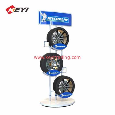 Productie in China Autobanden Promotie stand Retail Display Racks voor banden