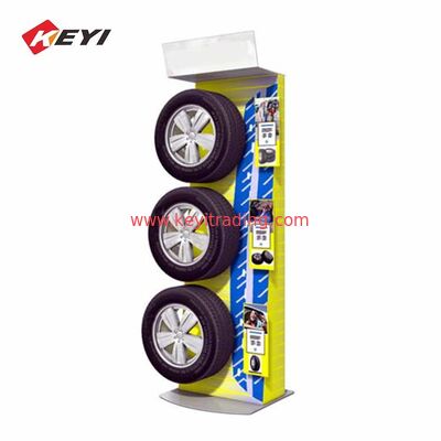 Productie in China Autobanden Promotie stand Retail Display Racks voor banden