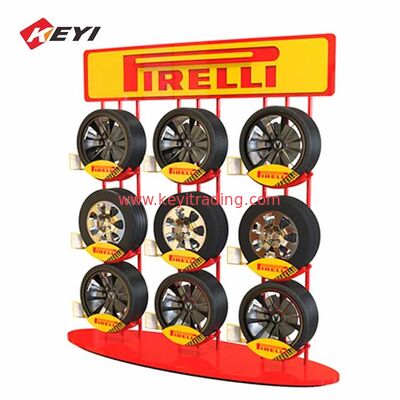 Productie in China Autobanden Promotie stand Retail Display Racks voor banden