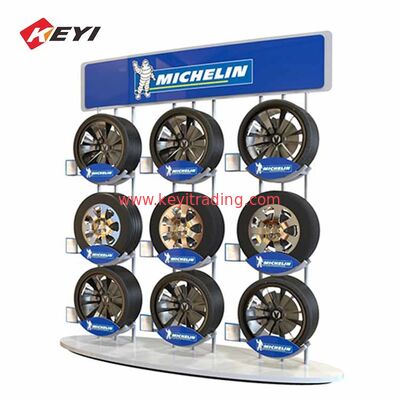 Productie in China Autobanden Promotie stand Retail Display Racks voor banden