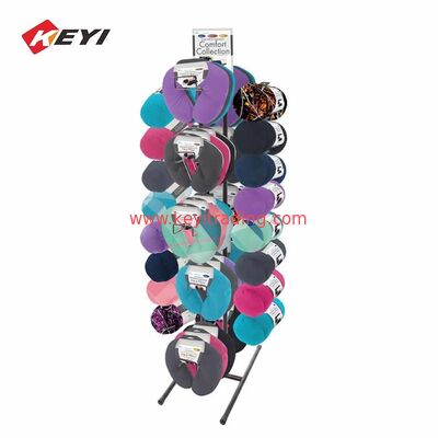Kleinschalige winkel Neck Pillow Holder Stand Metal Hanging U Shape Travel Pillow Display Rack