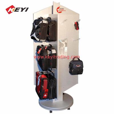 Floor Standing Rotating Bag Display Stand Hanging Handbag Display Rack