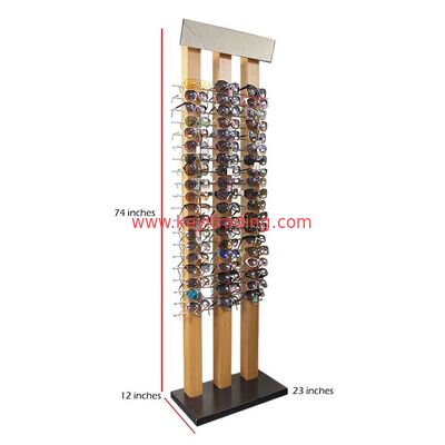 China Factory Custom Optical Shop Houten zonnebrillen Display Rack