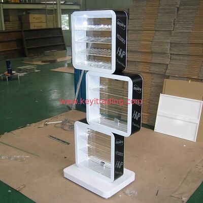 China Factory Custom Makeup Stands Floor Standing Nail Polish Display Rack