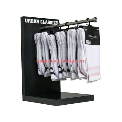 Groothandel Aanpassing Counter top Houten Hosery Rack Socks Display Stand