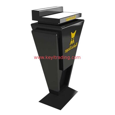 Vrijstaande luxe houten parfumstandaard met led-licht