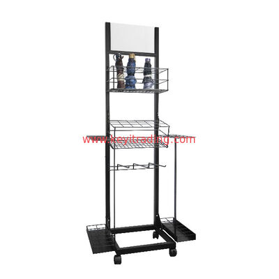 OEM Custom Movable Metal Wire Shelves Floor Umbrella Storage Rack