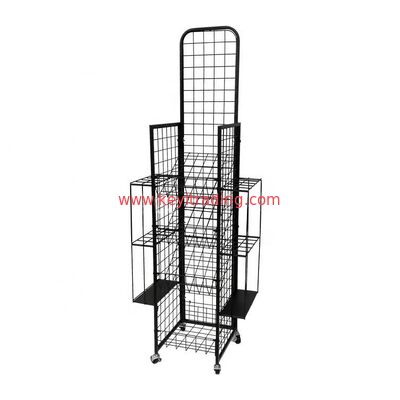 Aangepaste Pop Pos vloerparaplubak metalen draadmand displayrek