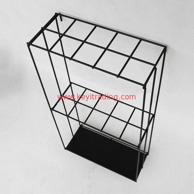Aangepaste Pop Pos vloerparaplubak metalen draadmand displayrek