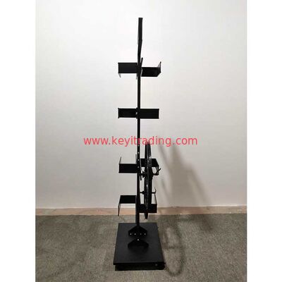 Floor Standing Metal 8 Shelves Bicycle Bike Wheel Rim Display Rack