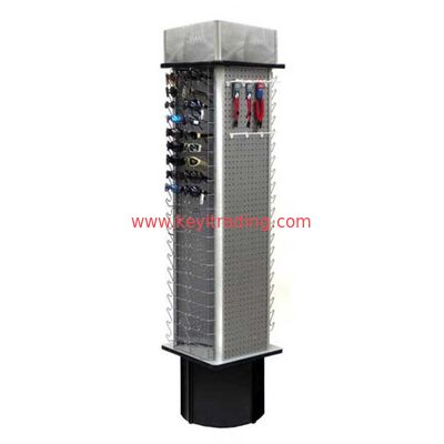 Floor Standing Rotating Metal And Wooden Sunglasses Display Rack