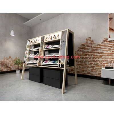 Winkel Binnenmeubilair Detailhandel Make-up Displaystandaard Cosmetische winkelplanken