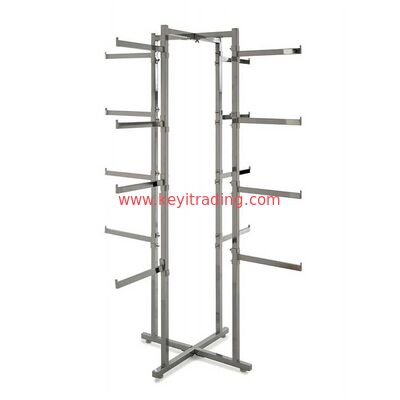 Bra Shop Knocked-Down Floor Standing Stainless Steel Underwear Display Rack