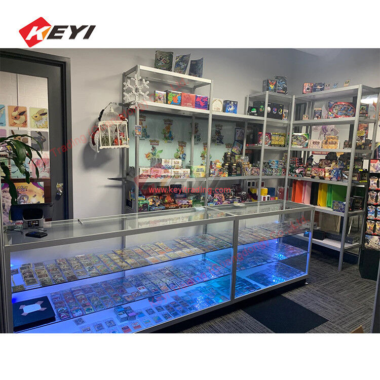 Aangepaste metalen acryl gesorteerde honkbalkaart vitrine muur hangende sportkaart displayframe voor verzamelkaarten
